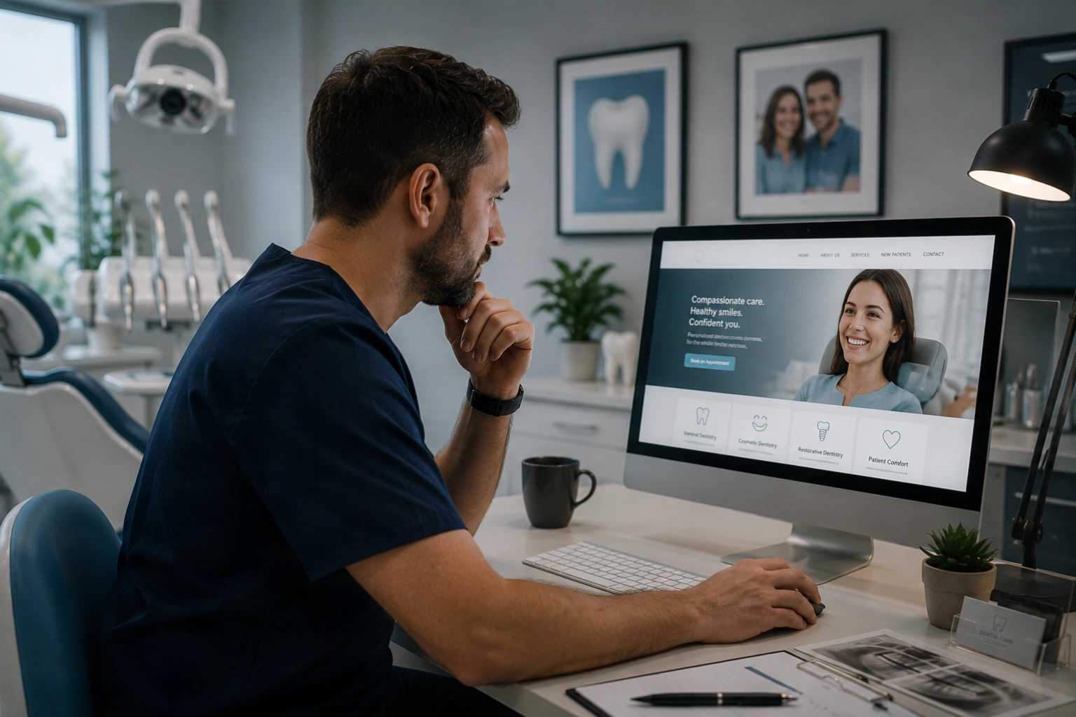 How to design a website for a dental practice that builds trust