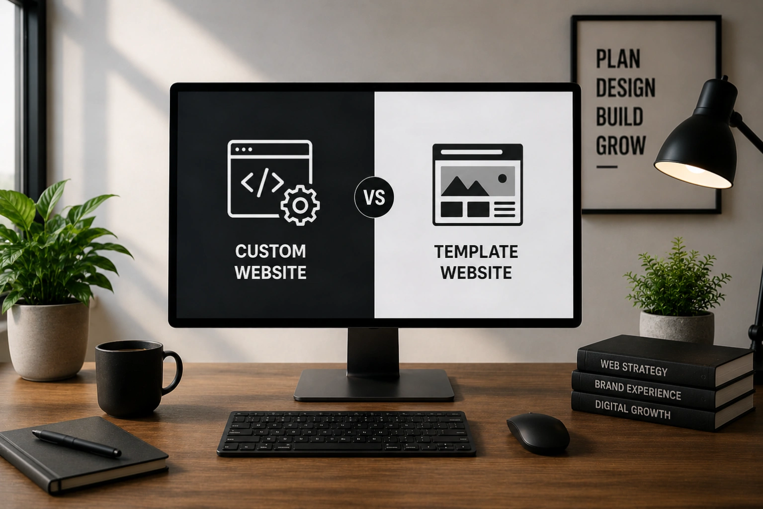 Custom Website vs. Template Website: Which build approach should your business actually invest in